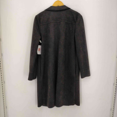 ザラ ZARA スエード調 ロングコート レディース import:M
