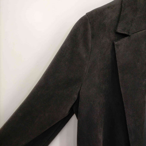 ザラ ZARA スエード調 ロングコート レディース import:M
