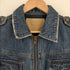 バッファロージーンズ BUFFALO JEANS エポレット デニムミリタリージャケット メンズ JPN:2