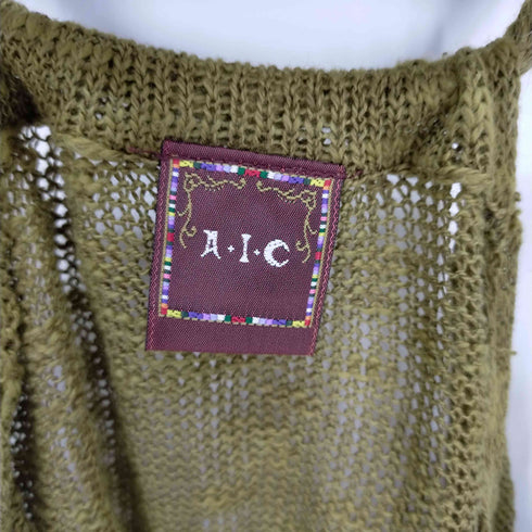 エーアイシー AIC. ストライプフリンジワンピース レディース