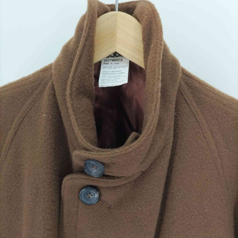 ヒルトンタイム HILTON TIME イタリア製 Pure New Wool チンスト ウール コート メンズ