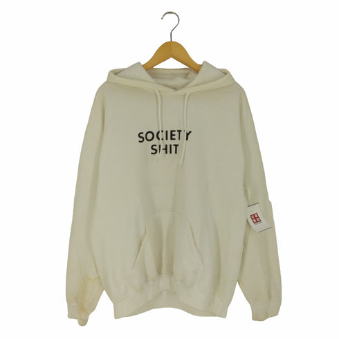 ラブラット LABRAT ×PETER PAQUIN SOCIETY SHIT プルオーバーパーカー メンズ JPN:L