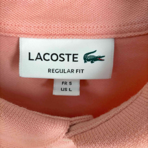 ラコステ LACOSTE ワニ刺しゅう鹿の子ポロシャツ メンズ JPN:L