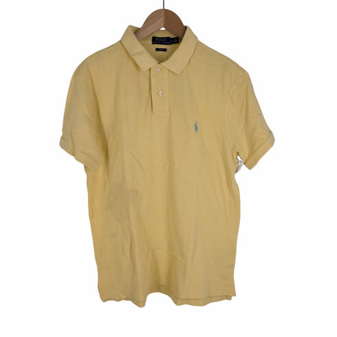 ポロラルフローレン POLO RALPH LAUREN ポニー刺しゅう鹿の子ポロシャツ メンズ JPN:L