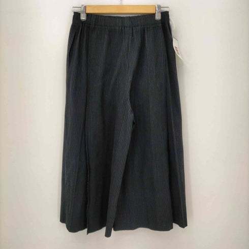 イッセイミヤケミー ISSEY MIYAKE me PLEATS BOTTOM ワイドパンツ ガウチョパンツ レディース
