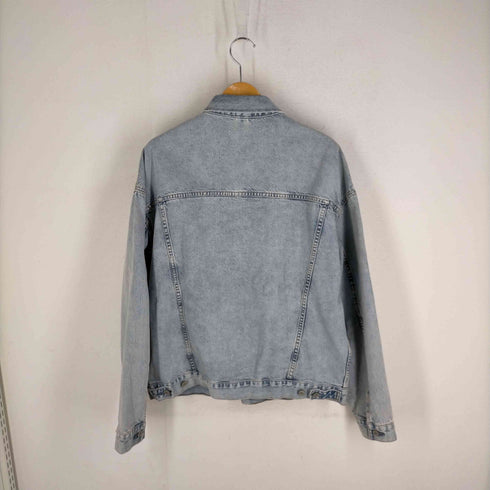 ギャップデニム GAP DENIM OVERSIZED ICON JACKET オーバーサイズデニムトラッカージャケット メンズ JPN:M