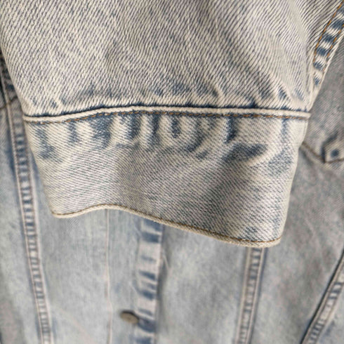 ギャップデニム GAP DENIM OVERSIZED ICON JACKET オーバーサイズデニムトラッカージャケット メンズ JPN:M