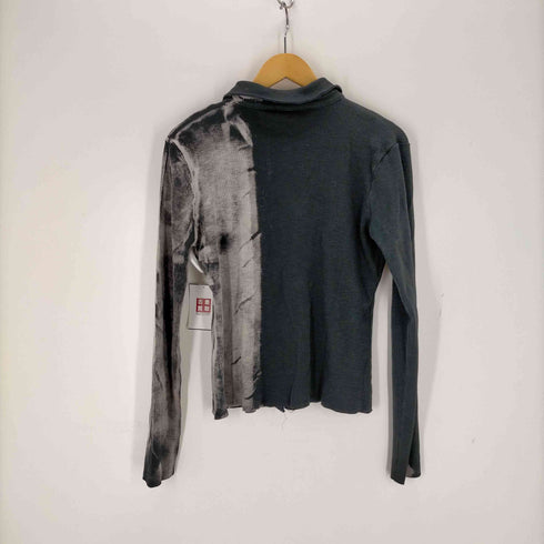 ザラ ZARA バイカラーリブニットカーディガン レディース JPN:L