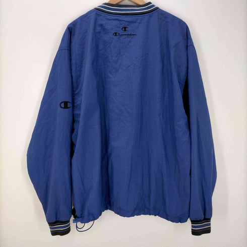 チャンピオン Champion OLD 刺繍タグ Vネック ナイロンプルオーバー メンズ import:L