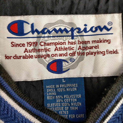 チャンピオン Champion OLD 刺繍タグ Vネック ナイロンプルオーバー メンズ import:L