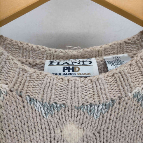 ポールハリスデザイン PAUL HARRIS DESIGN フラワーデザインモックネックニット メンズ JPN:M