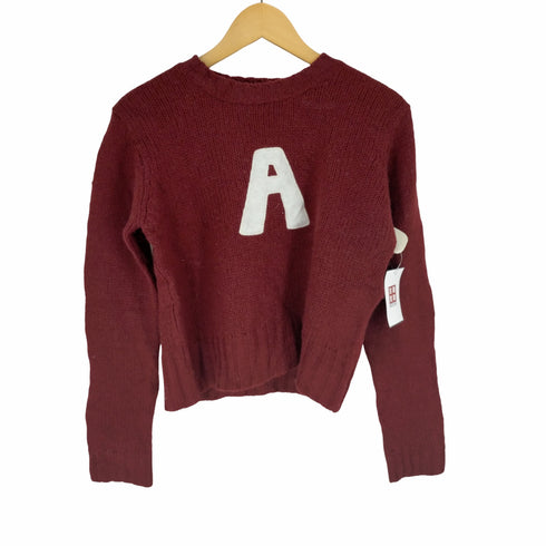 アバクロンビーアンドフィッチ Abercrombie & Fitch Aワッペンショートニット レディース JPN:M