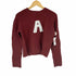 アバクロンビーアンドフィッチ Abercrombie & Fitch Aワッペンショートニット レディース JPN:M