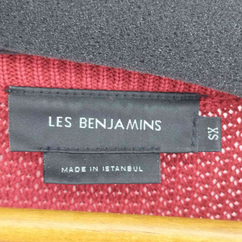 レスベンジャミンズ LES BENJAMINS ショルダーデザイン コットンニット メンズ JPN:XS