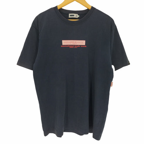 フィラ FILA モザイクアート プリント S/S Tシャツ メンズ import:XL