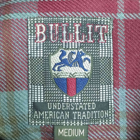ブリット BULLIT アクリル チェック レギュラーカラー シャツ メンズ import:M