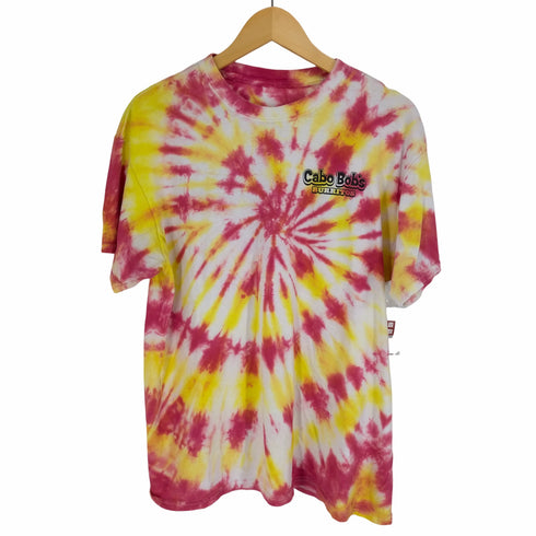 Cabo Bob's BURRITOS タイダイ染め クルーネックTシャツ メンズ