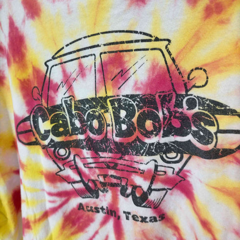 Cabo Bob's BURRITOS タイダイ染め クルーネックTシャツ メンズ