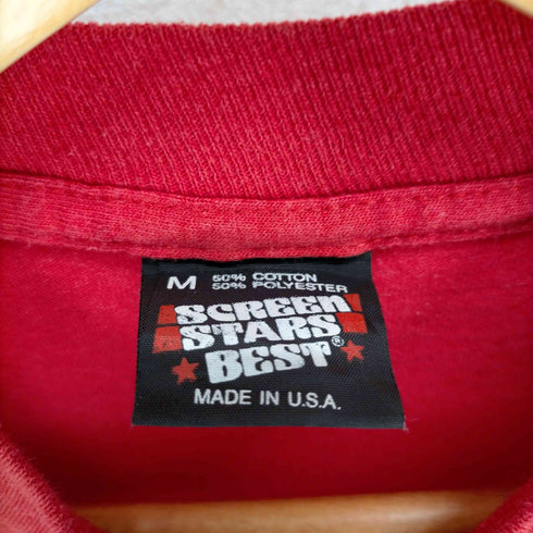 スクリーンスターズ SCREEN STARS ©1988 USA製 ドッグプリントクルーネックTシャツ メンズ JPN:M