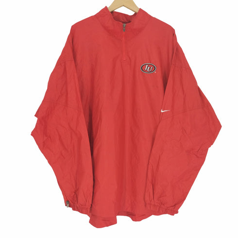 ナイキ NIKE 90-00S TEAMタグ INDIANA ナイロン ハーフジップ プルオーバー ジャケット メンズ import:XXL