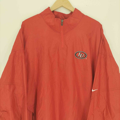 ナイキ NIKE 90-00S TEAMタグ INDIANA ナイロン ハーフジップ プルオーバー ジャケット メンズ import:XXL