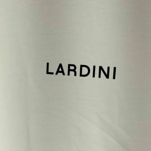 ラルディー二 LARDINI フロントロゴ クルーネックTシャツ White T-Shirt メンズ JPN:S