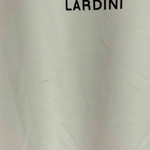 ラルディー二 LARDINI フロントロゴ クルーネックTシャツ White T-Shirt メンズ JPN:M