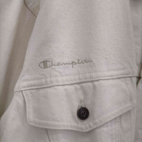 チャンピオン Champion 90S USA 1996刺繍 デニムトラッカージャケット メンズ import:XL