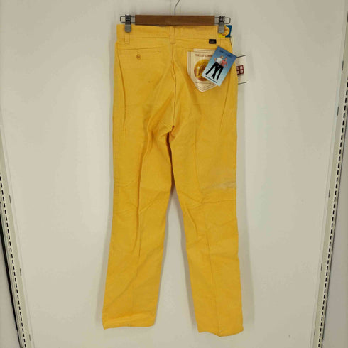 リー Lee 70-80S 816 TONI JEANS コーデュロイ カラー パンツ イエロー ロケットTALON デッドストック フラッシャー メンズ 29x33