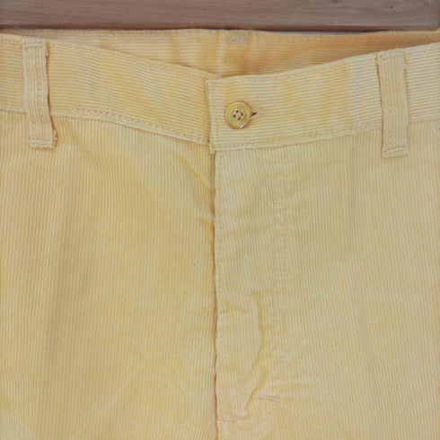 リー Lee 70-80S 816 TONI JEANS コーデュロイ カラー パンツ イエロー ロケットTALON デッドストック フラッシャー メンズ 29x33