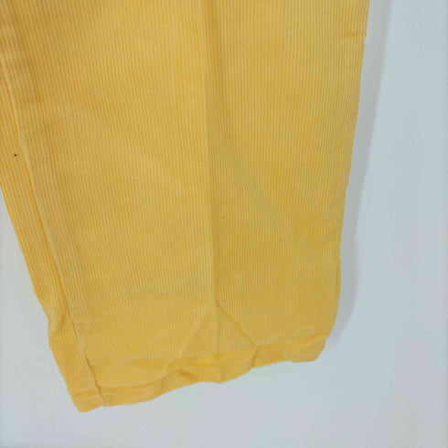リー Lee 70-80S 816 TONI JEANS コーデュロイ カラー パンツ イエロー ロケットTALON デッドストック フラッシャー メンズ 29x33