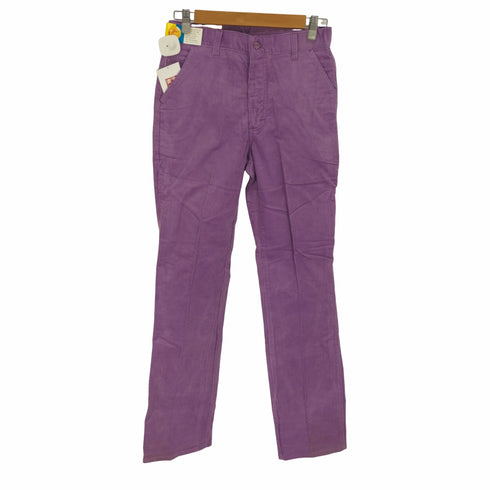 リー Lee 70-80S 816 TONI JEANS コーデュロイ カラー パンツ パープル ロケットTALON デッドストック フラッシャー メンズ 29x33