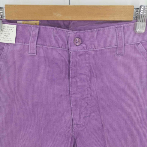 リー Lee 70-80S 816 TONI JEANS コーデュロイ カラー パンツ パープル ロケットTALON デッドストック フラッシャー メンズ 29x33