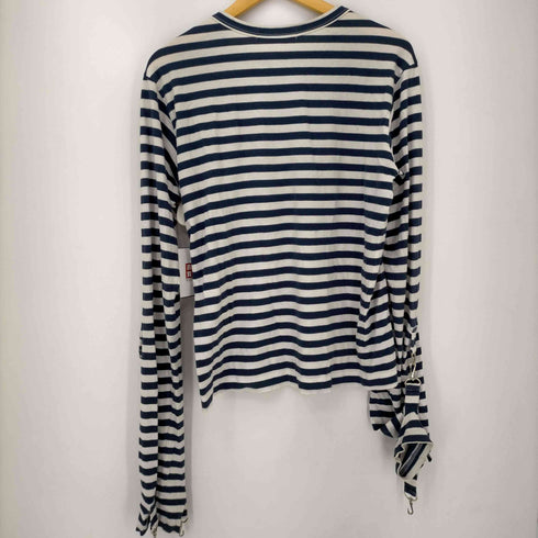 コムデギャルソンシャツ COMME des GARCONS SHIRT ギミック ボーダー L/Sカットソー メンズ import:M