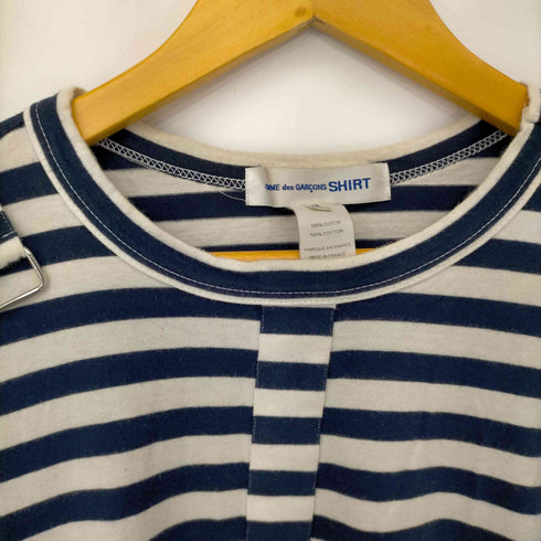 コムデギャルソンシャツ COMME des GARCONS SHIRT ギミック ボーダー L/Sカットソー メンズ import:M