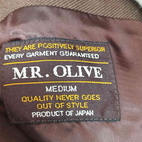 ミスターオリーブ MR.OLIVE RETORO POLYESTER TWILL ダブルセットアップ メンズ M