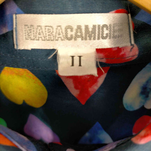 ナラカミーチェ NARACAMICIE カラフルハートプリントシャツ レディース 2