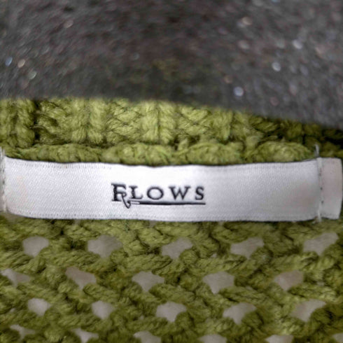 FLOWS アクリルメッシュニット レディース
