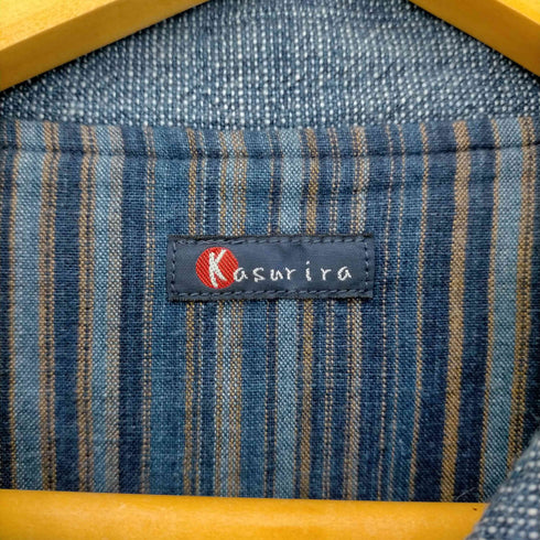 Kasurira 備後絣 シャツジャケット レディース M-L