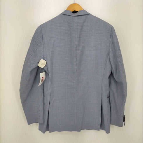 イザイア ISAIA 3B 千鳥 カシミヤ混 テーラードジャケット メンズ 46