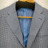 イザイア ISAIA 3B 千鳥 カシミヤ混 テーラードジャケット メンズ 46
