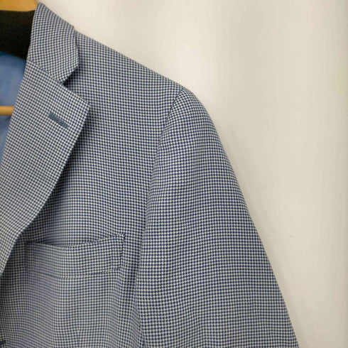イザイア ISAIA 3B 千鳥 カシミヤ混 テーラードジャケット メンズ 46