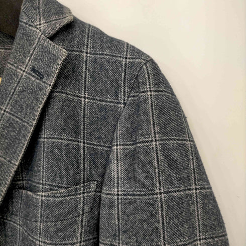 ベルベスト Belvest 3B チェック ウール混ジャケット メンズ 39