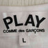 プレイコムデギャルソン PLAY COMME des GARCONS CDG PLAY HEART S/S TEE ハート ロゴ ボーダー プリント 半袖 Tシャツ メンズ JPN:L