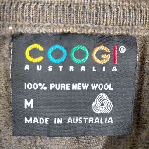 クージー COOGI 単色 3Dニットセーター メンズ import:M
