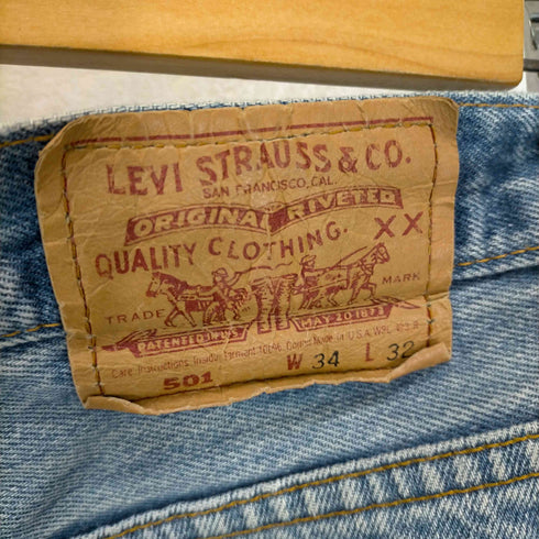 リーバイス Levis 80-90s 501 ボタン裏511 ボタンフライデニムパンツ メンズ W34/L32