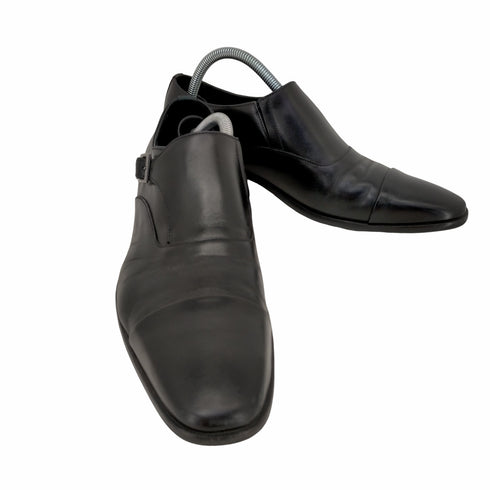 ランバンコレクション LANVIN COLLECTION モンクストラップキャップトゥシューズ メンズ 25 1/2