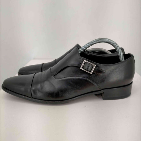 ランバンコレクション LANVIN COLLECTION モンクストラップキャップトゥシューズ メンズ 25 1/2