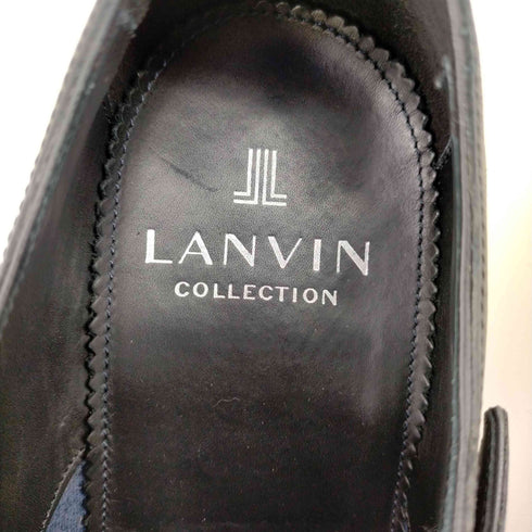 ランバンコレクション LANVIN COLLECTION モンクストラップキャップトゥシューズ メンズ 25 1/2