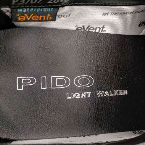 ピドライトウォーカー PIDO LIGHT WALKER サイドレースアップデザインスリッポンレザーシューズ メンズ JPN:26